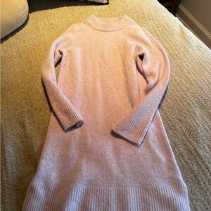 Cozy Crewcuts Heathered Lilac Sweater Dress